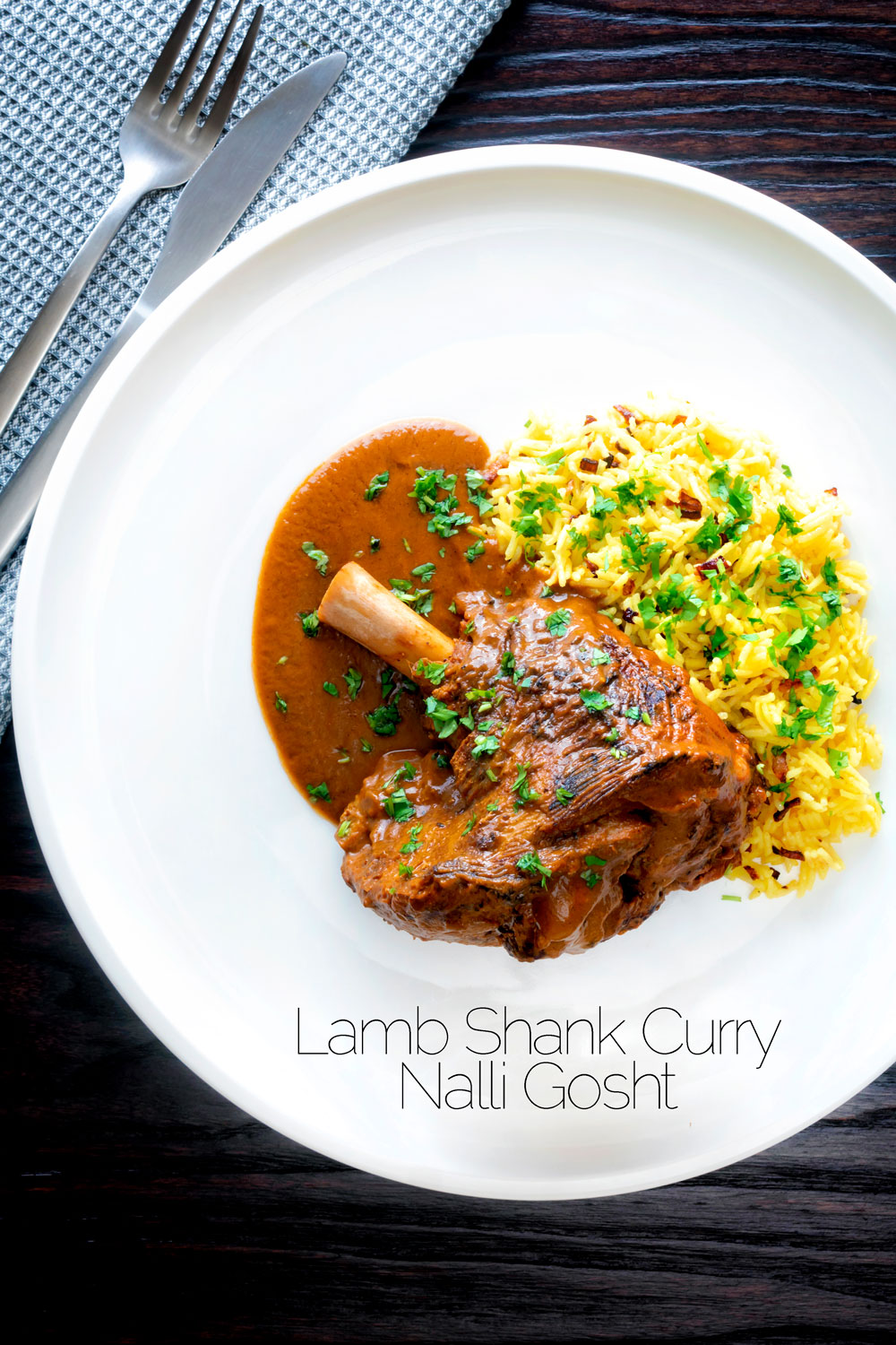Lamb Shank Curry or Nalli Gosht - Krumpli