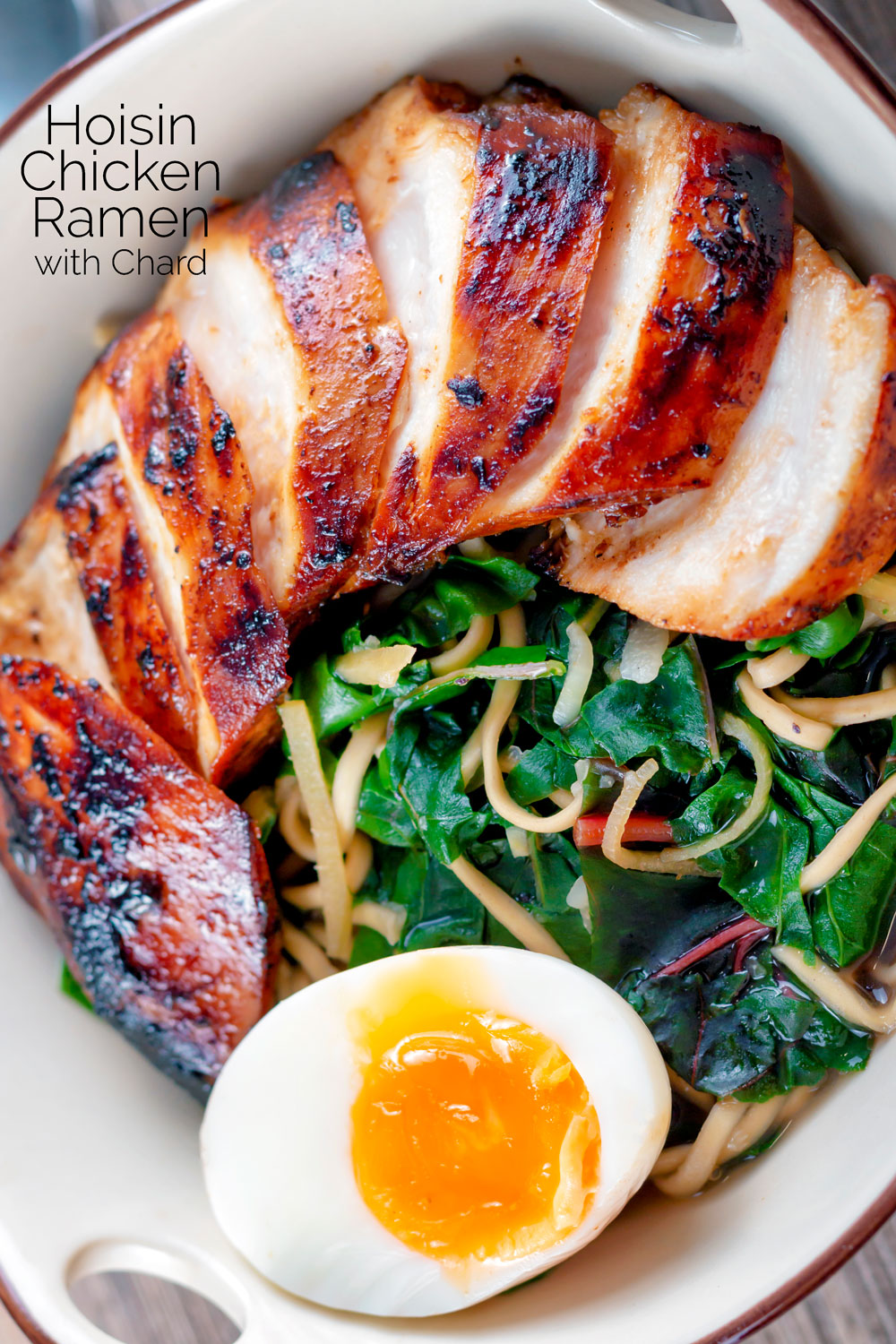 Chicken Ramen with Hoisin and Chard Krumpli
