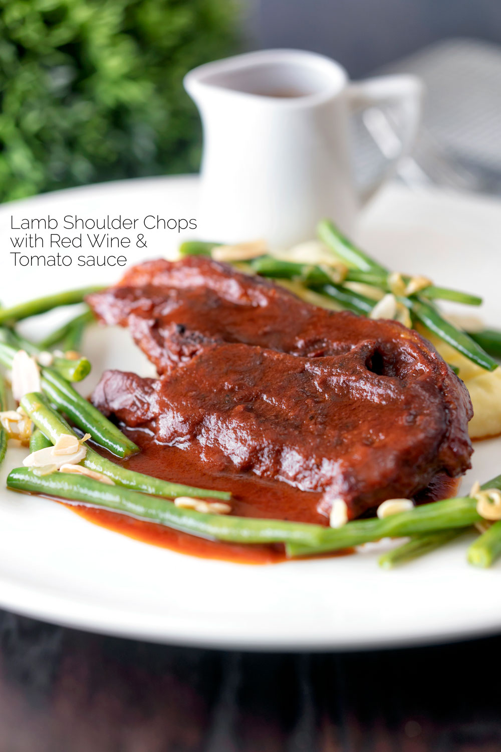Lamb Shoulder Chops in Tomato and Wine Sauce - Krumpli