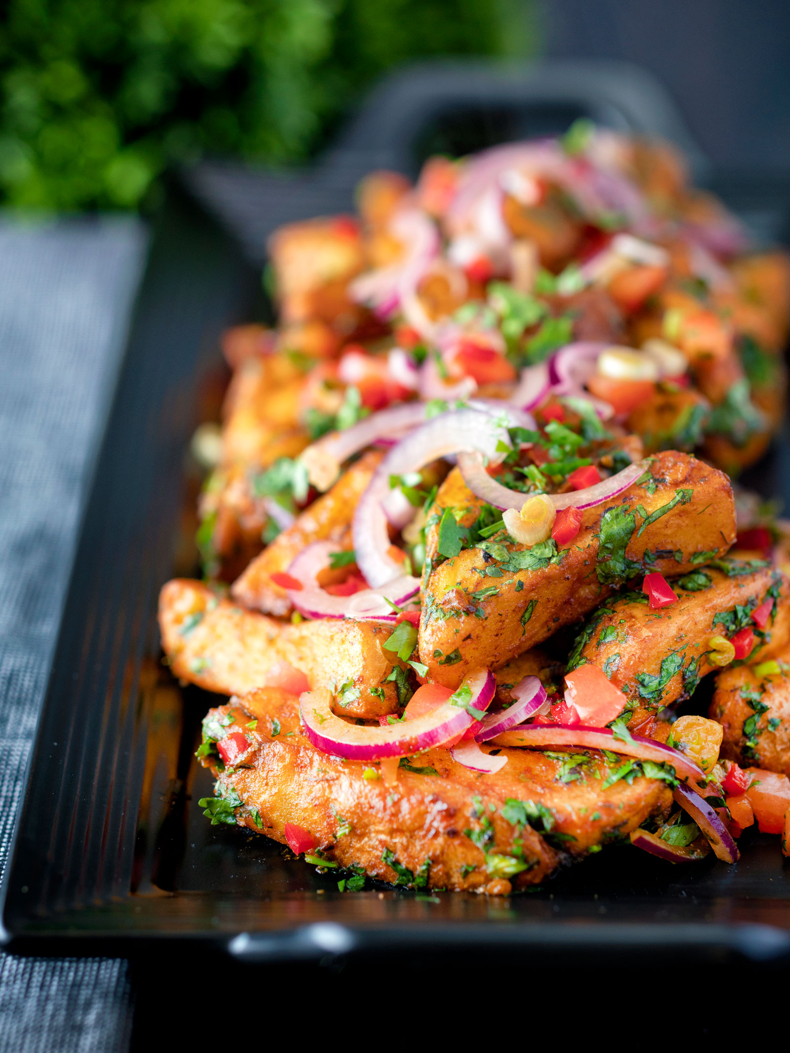 Masala Chips or Indian Dirty Fries - Krumpli
