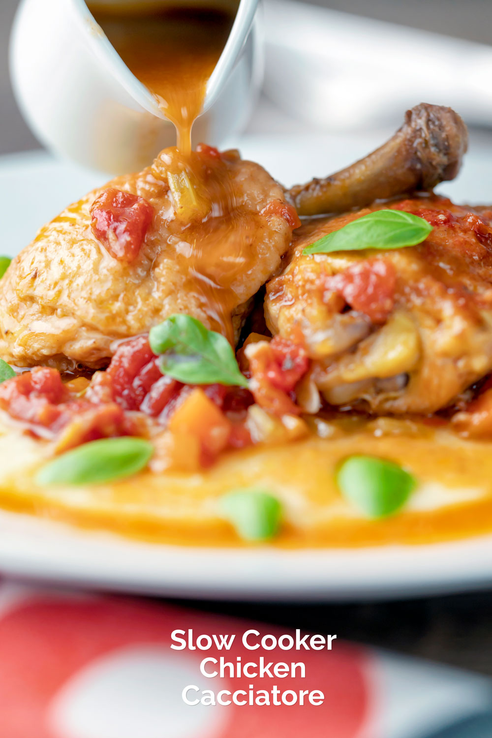 Slow Cooker Chicken Cacciatore with White Wine Krumpli