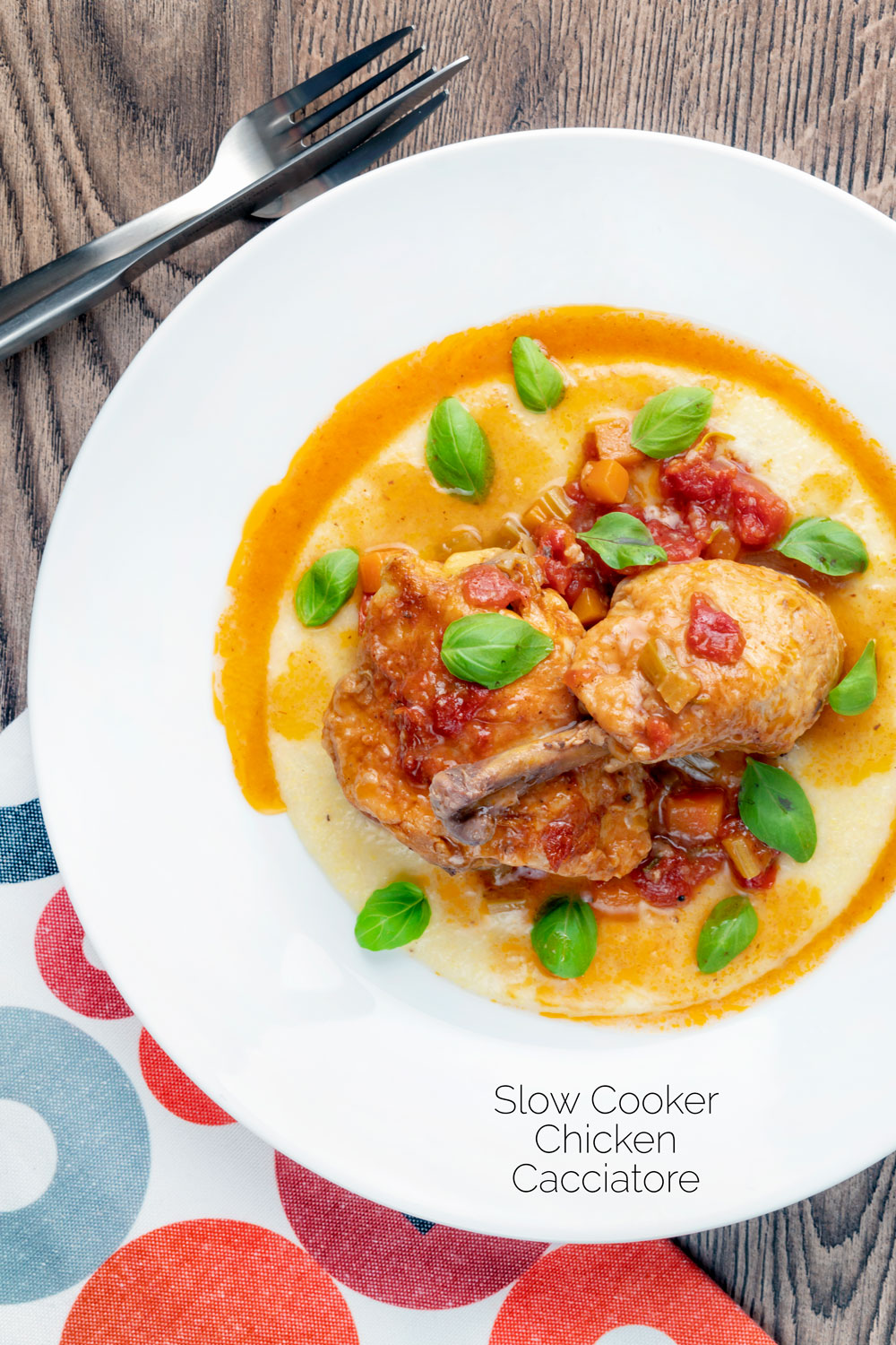 Slow Cooker Chicken Cacciatore with White Wine Krumpli