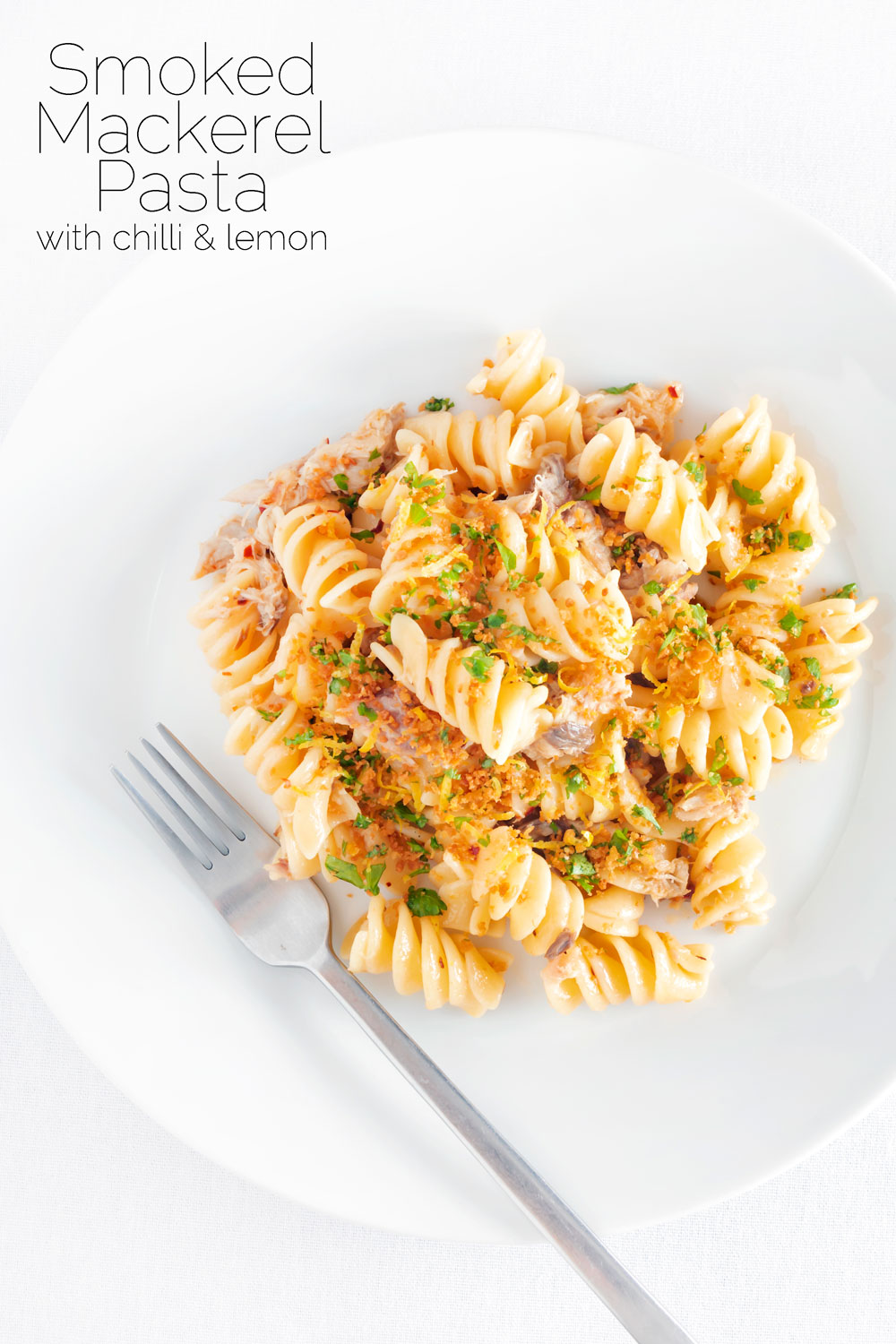 Smoked Mackerel Pasta With Chilli & Lemon Krumpli