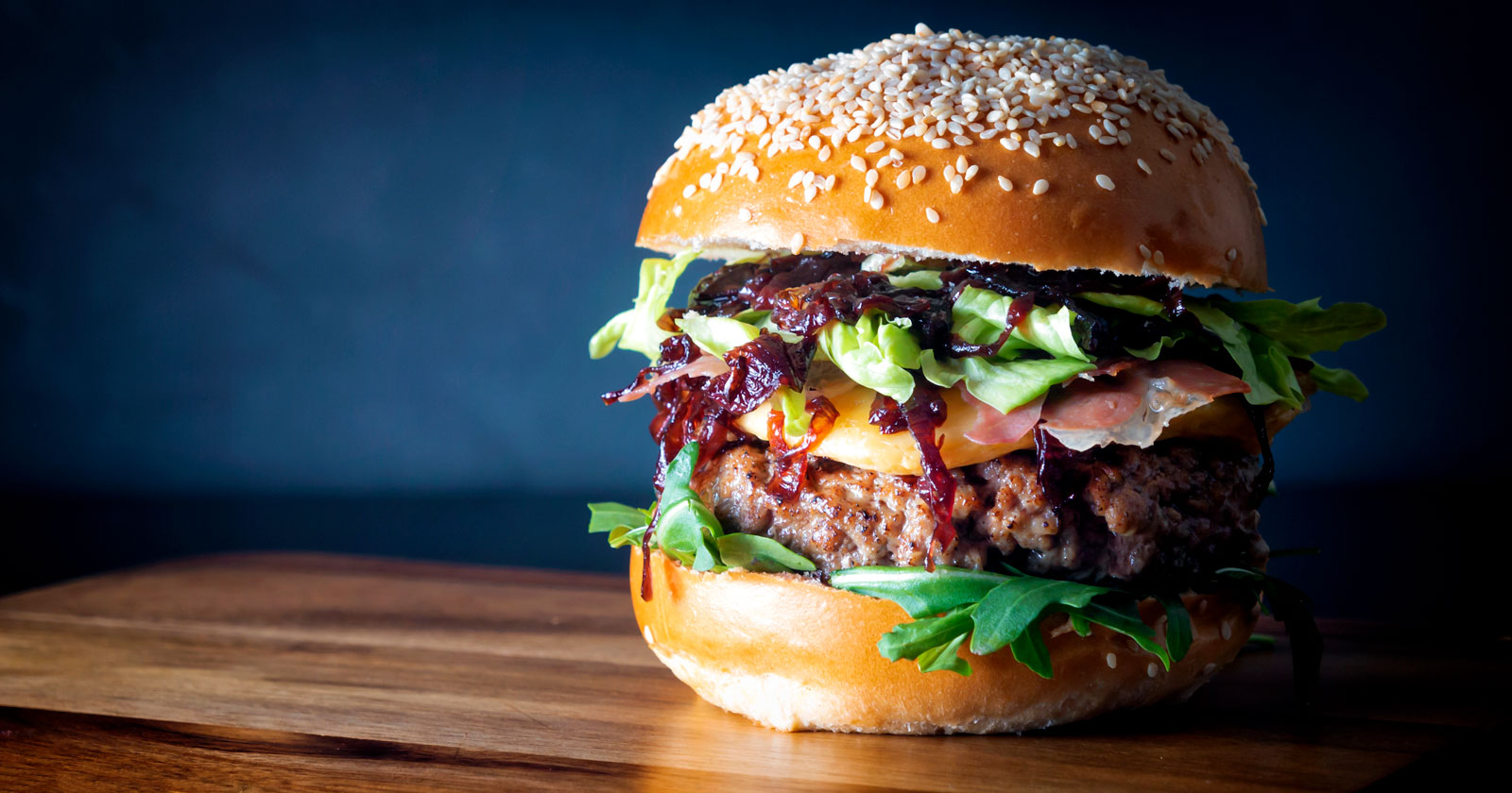 Veal Burgers with Port Onions Krumpli