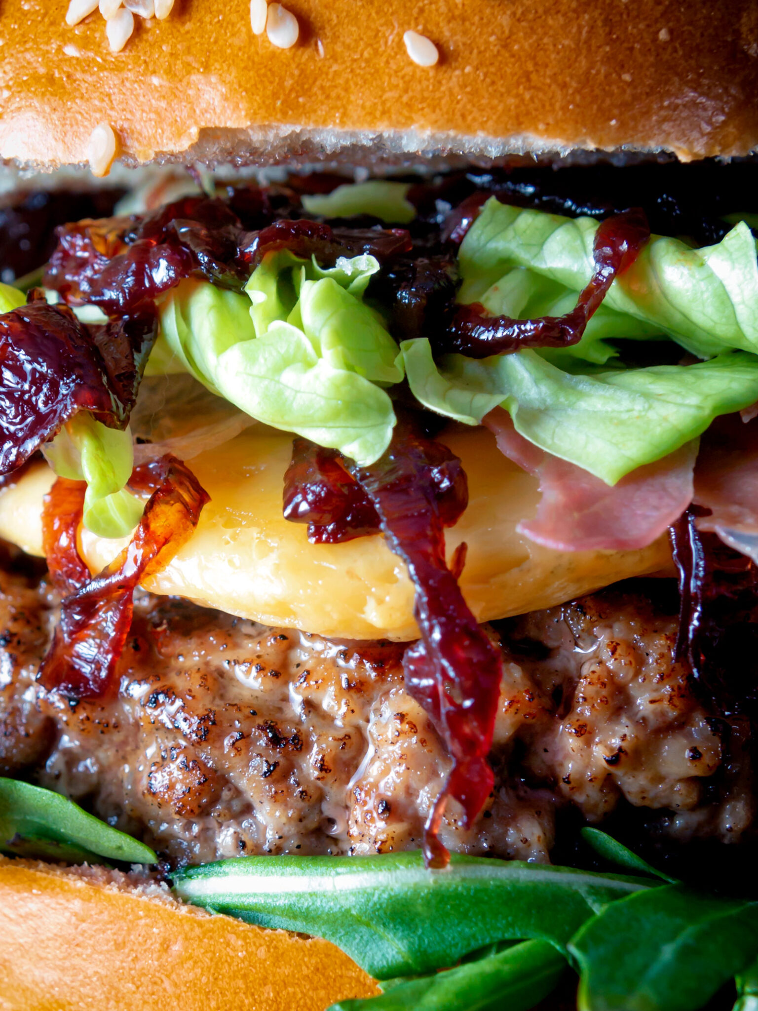 Veal Burgers with Port Onions Krumpli