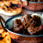 Indian-inspired beef vindaloo curry.