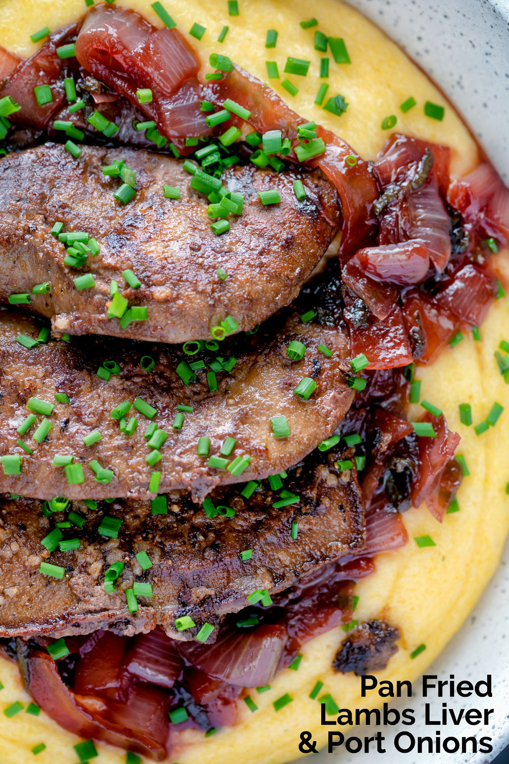 Lambs Liver and Onions Cooked in Port - Krumpli