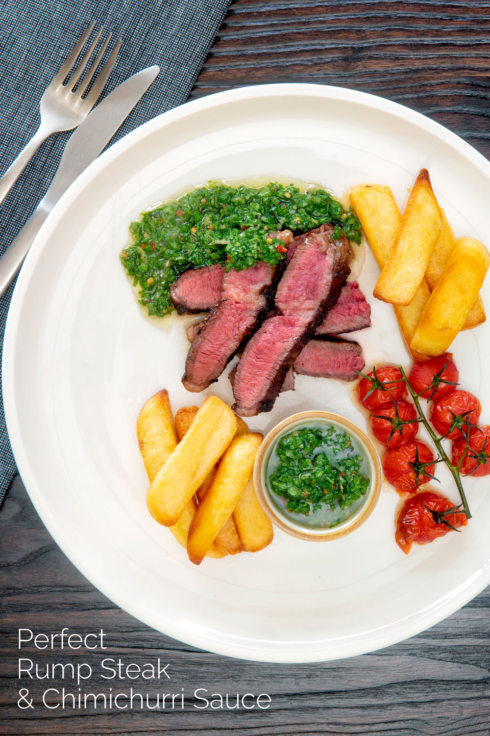 How to Cook Rump Steak With Chimichurri Sauce - Krumpli