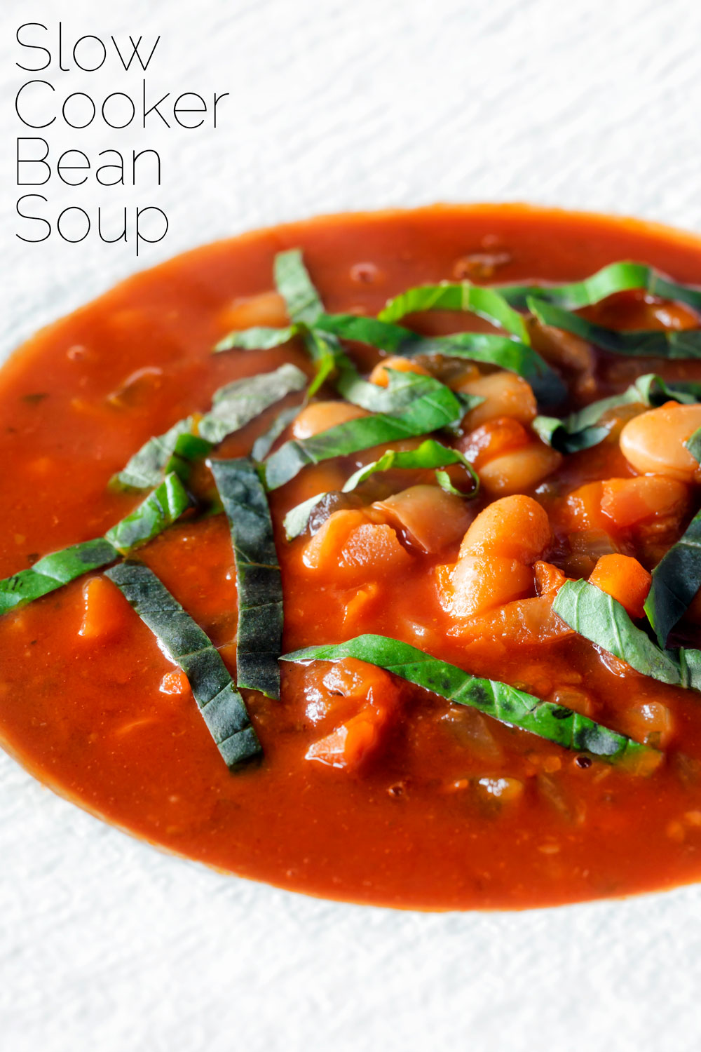 Slow Cooker Bean Soup with Tomato (Dump and Run) - Krumpli