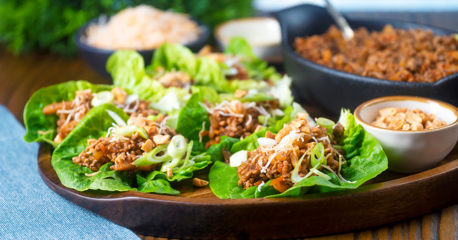 Minced Pork Yuk Sung Chinese Lettuce Wraps Krumpli