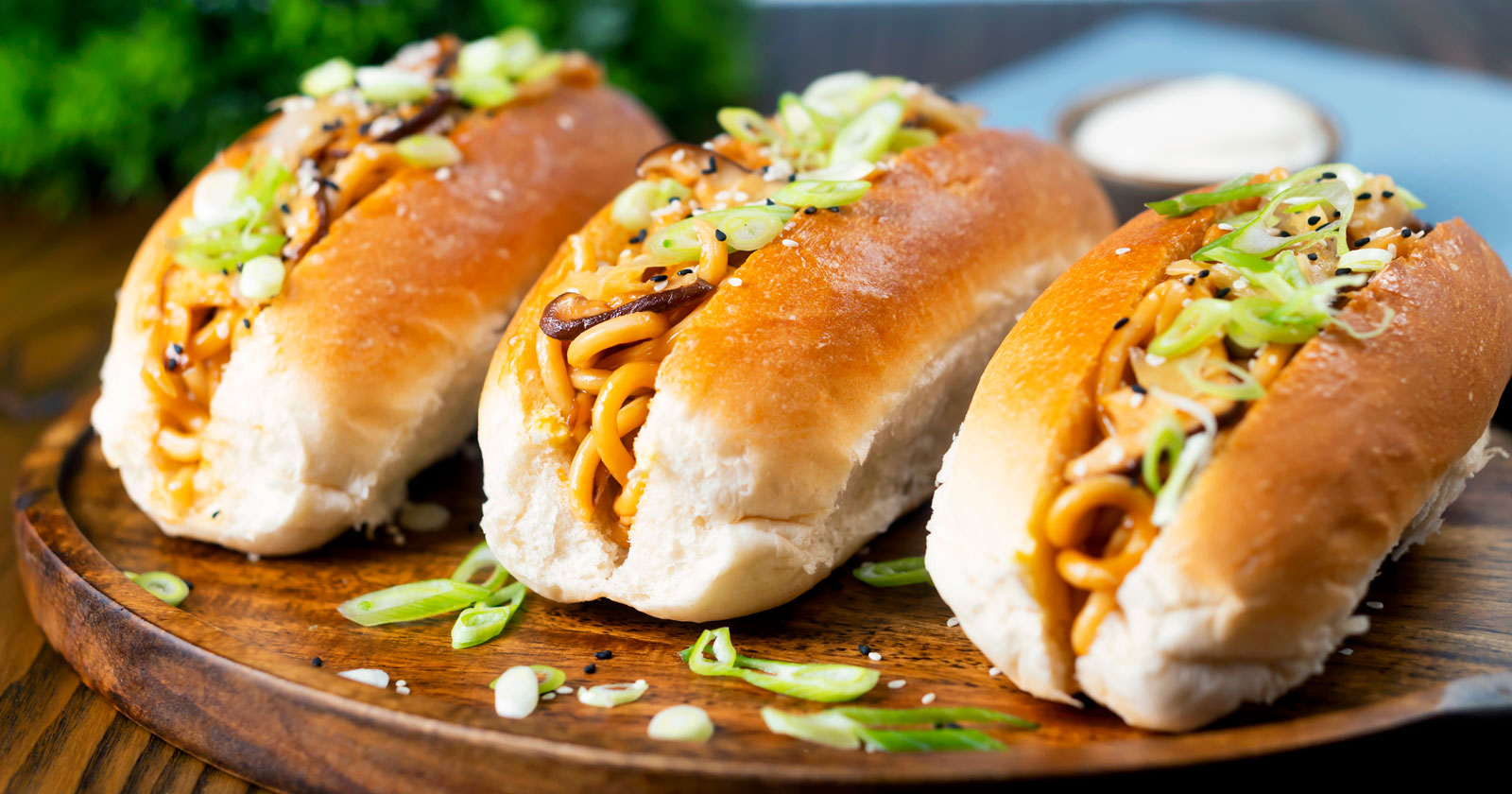 Yakisoba Pan Japanese Noodles in a Bun