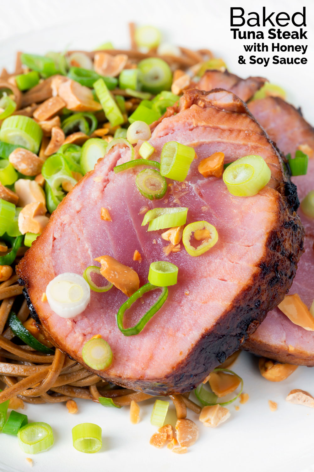 Baked Tuna Steak with Soy Sauce and Honey Krumpli