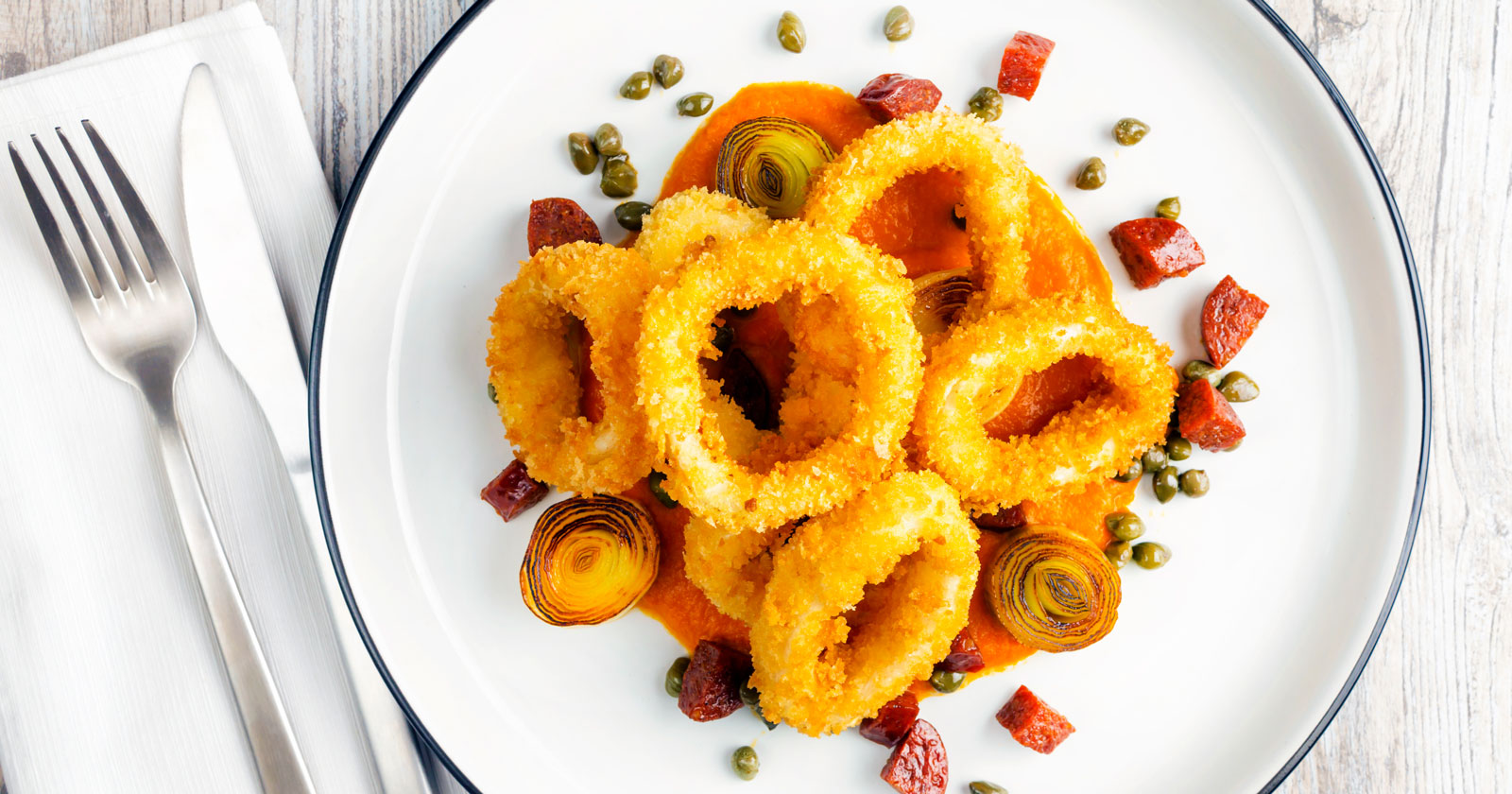 Fried Calamari Perfect Crispy Breaded Squid Rings - Krumpli