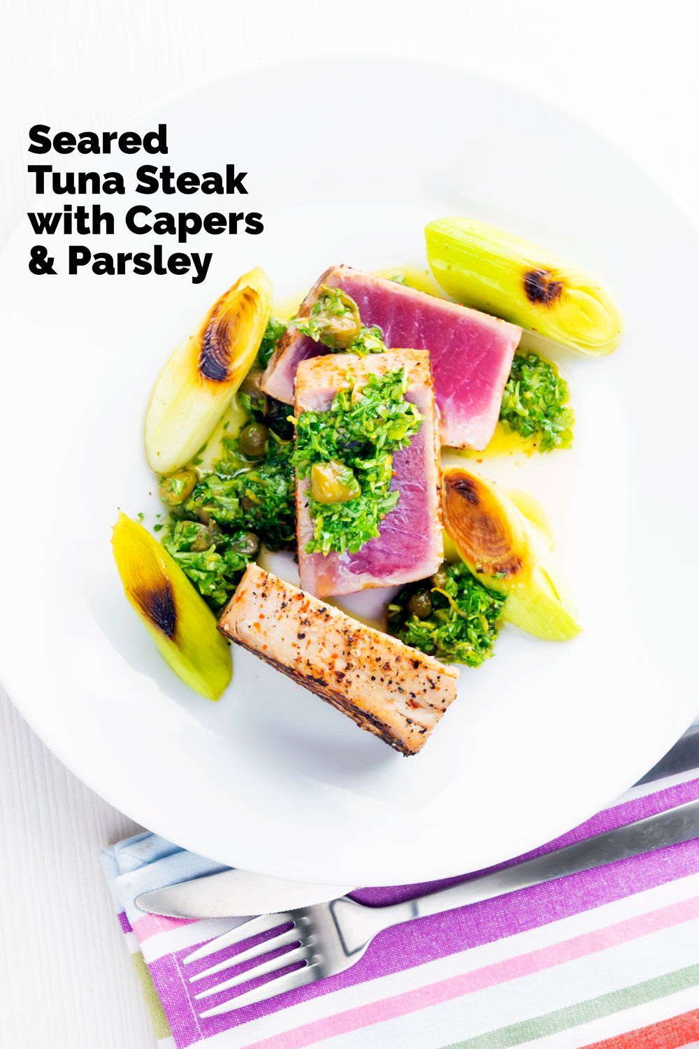 Tuna Steak With Capers, Parsley and Lemon Krumpli