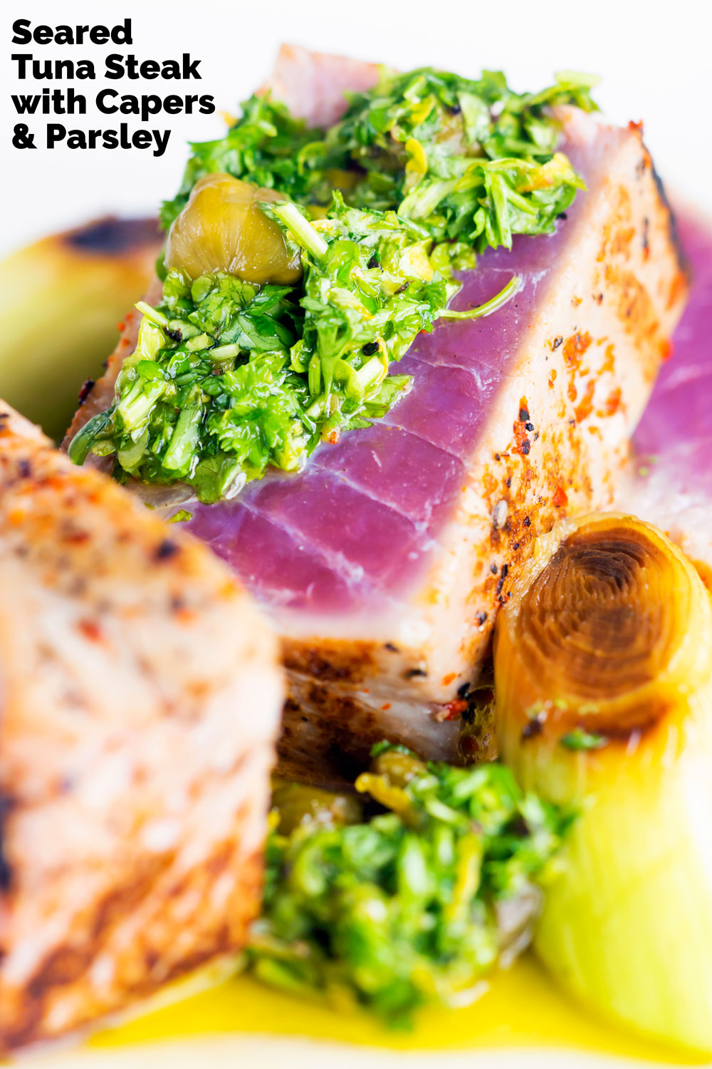 Tuna Steak With Capers, Parsley and Lemon Krumpli