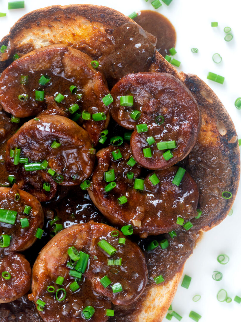 Devilled Kidneys on Toast Krumpli