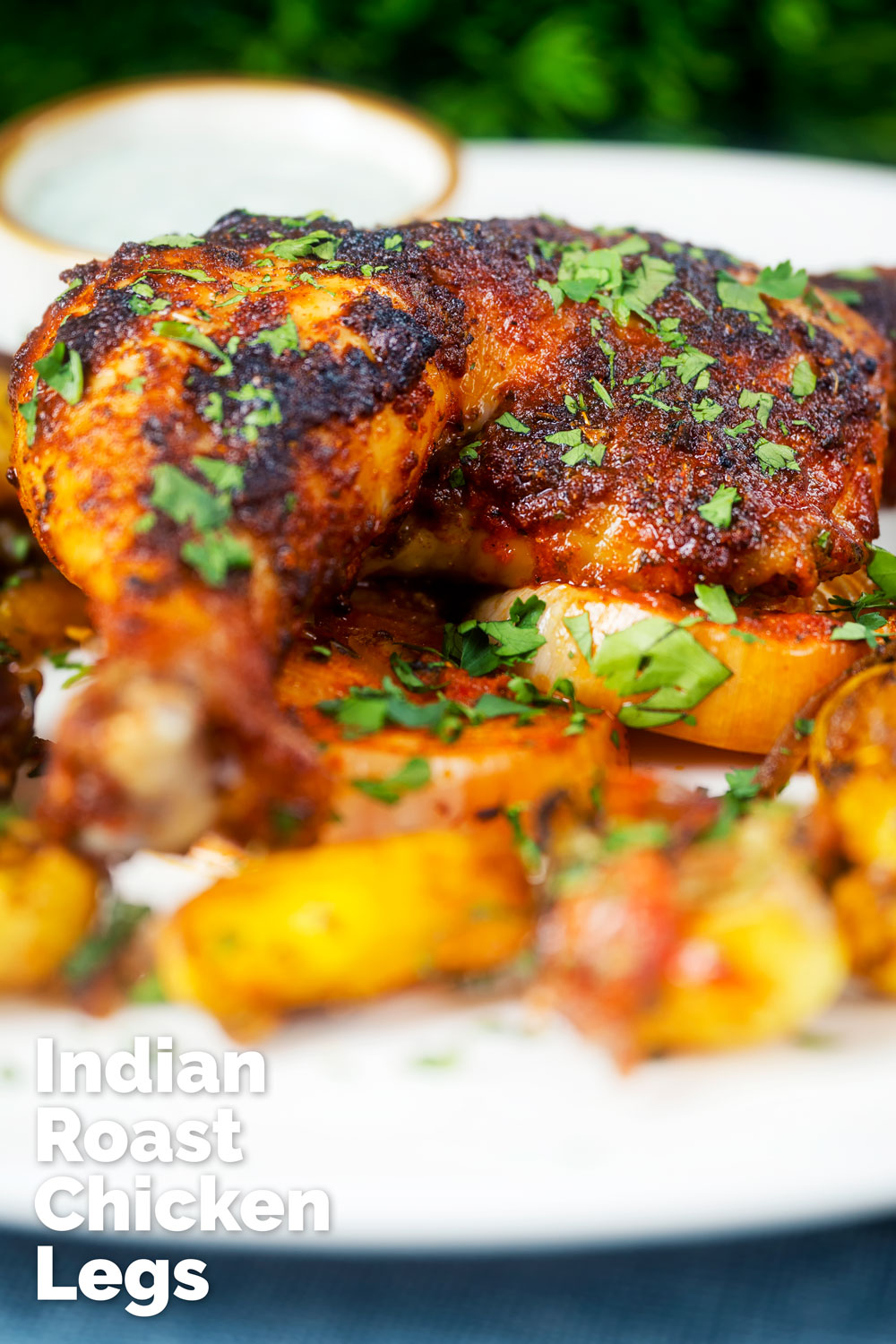 Easy Roast Chicken Legs with Indian Spice Rub Krumpli