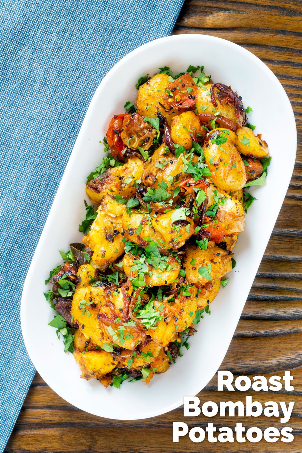Indian Roast Bombay Potatoes or Aloo Krumpli