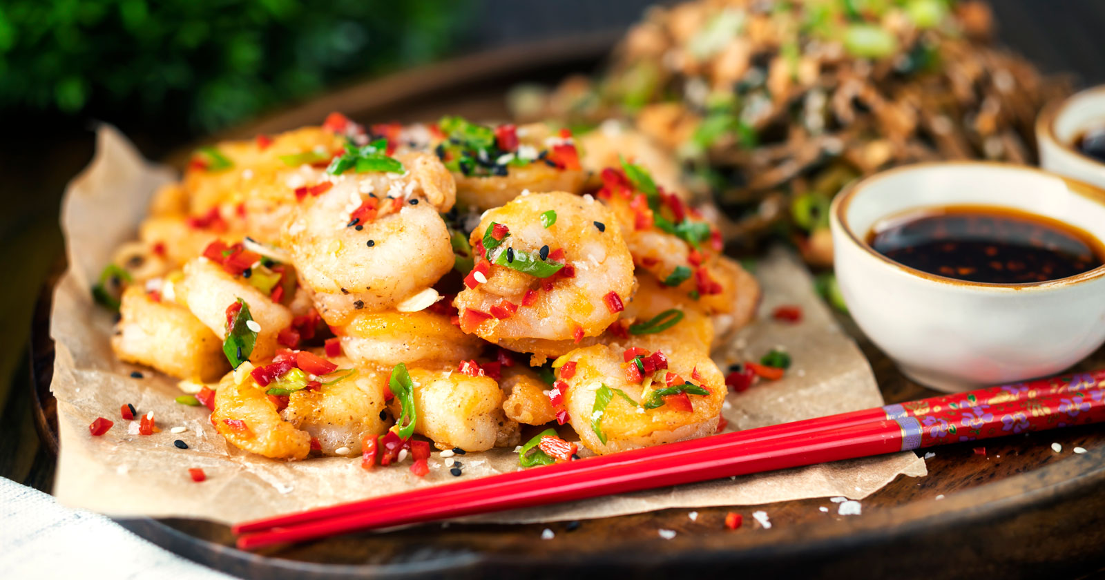 Salt and Pepper Prawns with Dipping Sauce Krumpli