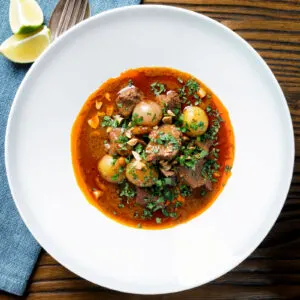 Thai influenced beef massaman curry with potatoes, shallots and peanuts.