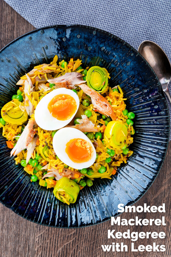 Smoked Mackerel Kedgeree with Leeks Krumpli