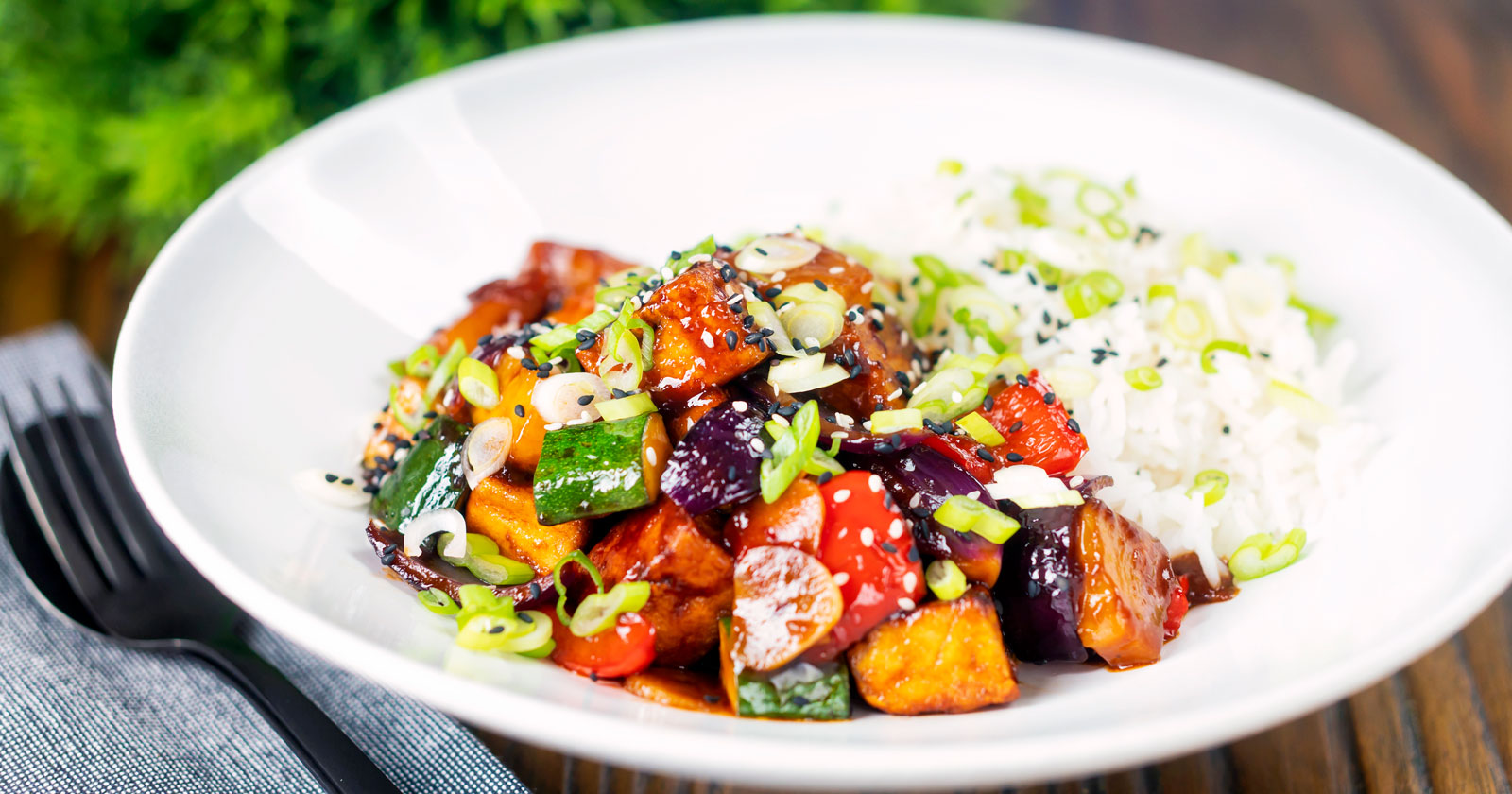 Sweet and Sour Tofu with Pineapple - Krumpli