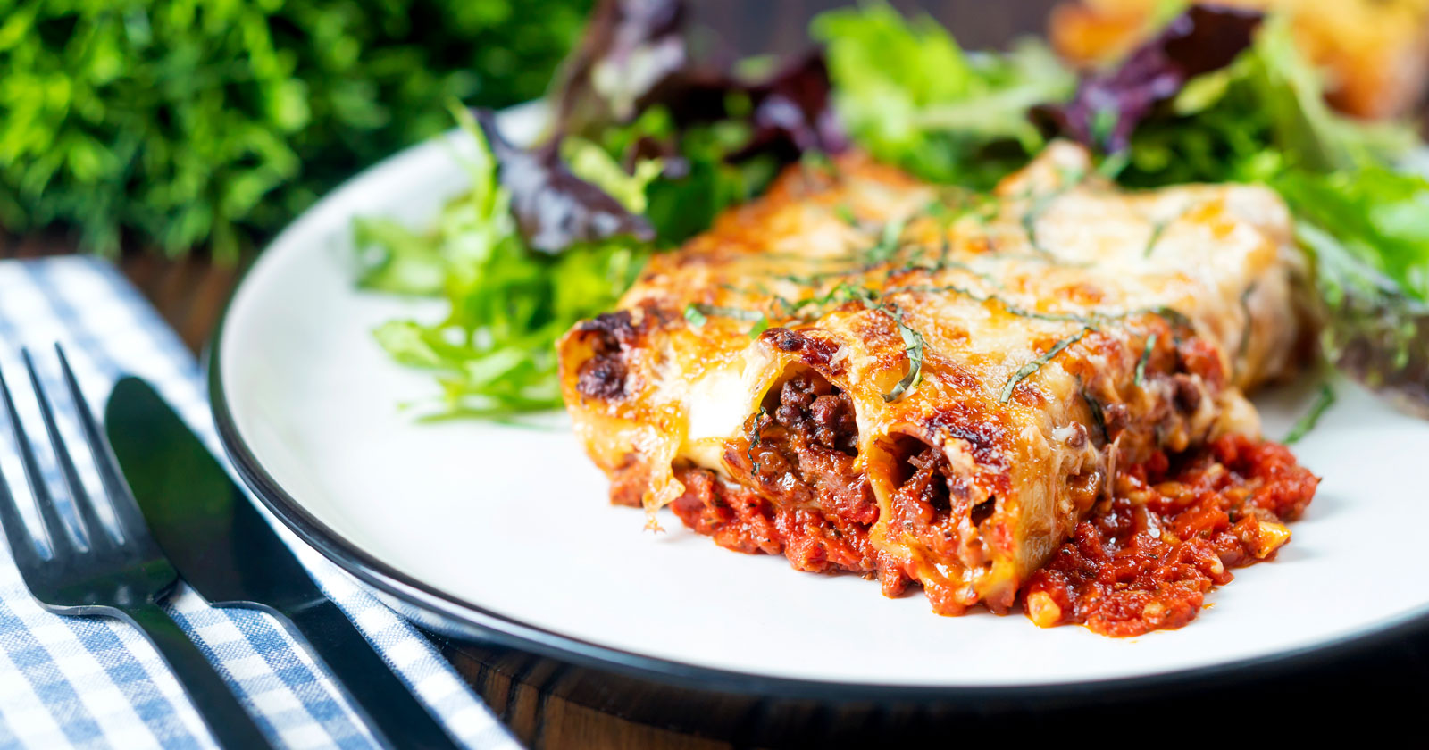 Beef Cannelloni with Cheesy Topping - Krumpli