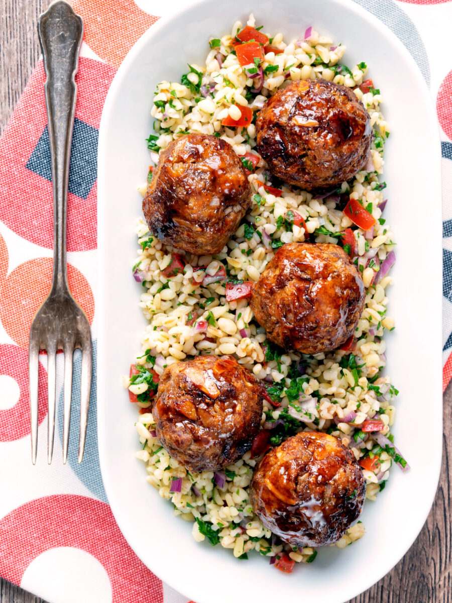 Harissa Minced Beef Meatballs - Krumpli
