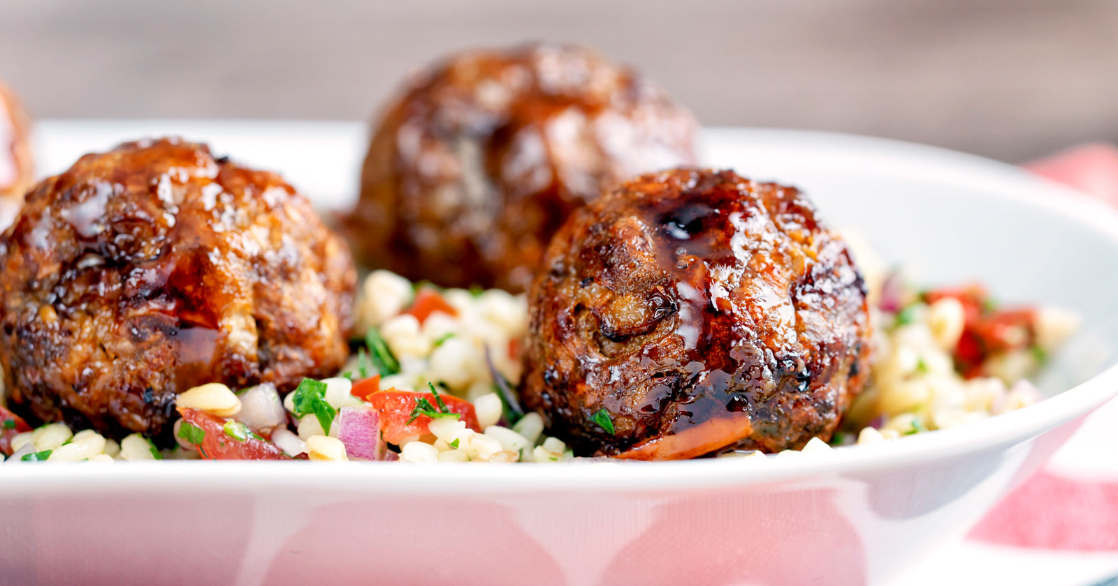 Harissa Minced Beef Meatballs Krumpli