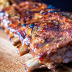 Apple and honey glazed Instant Pot pork ribs.