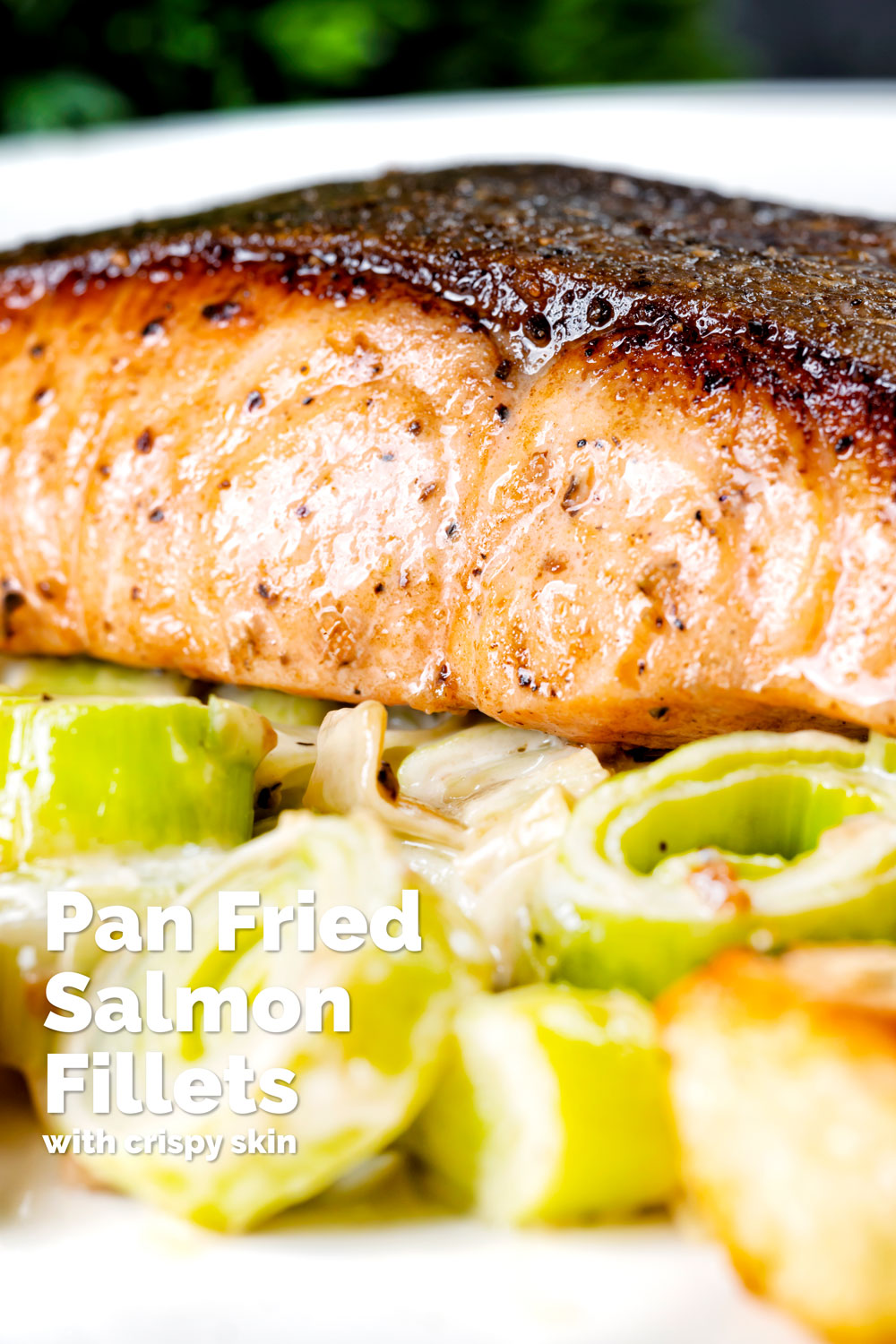 Pan Fried Salmon Fillet with Crispy Skin - Krumpli