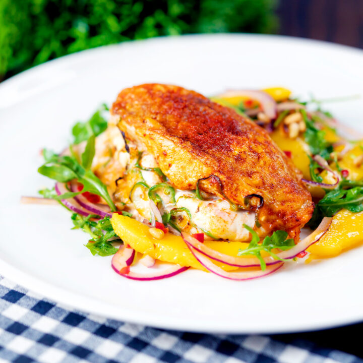 Air fryer online stuffed chicken breast