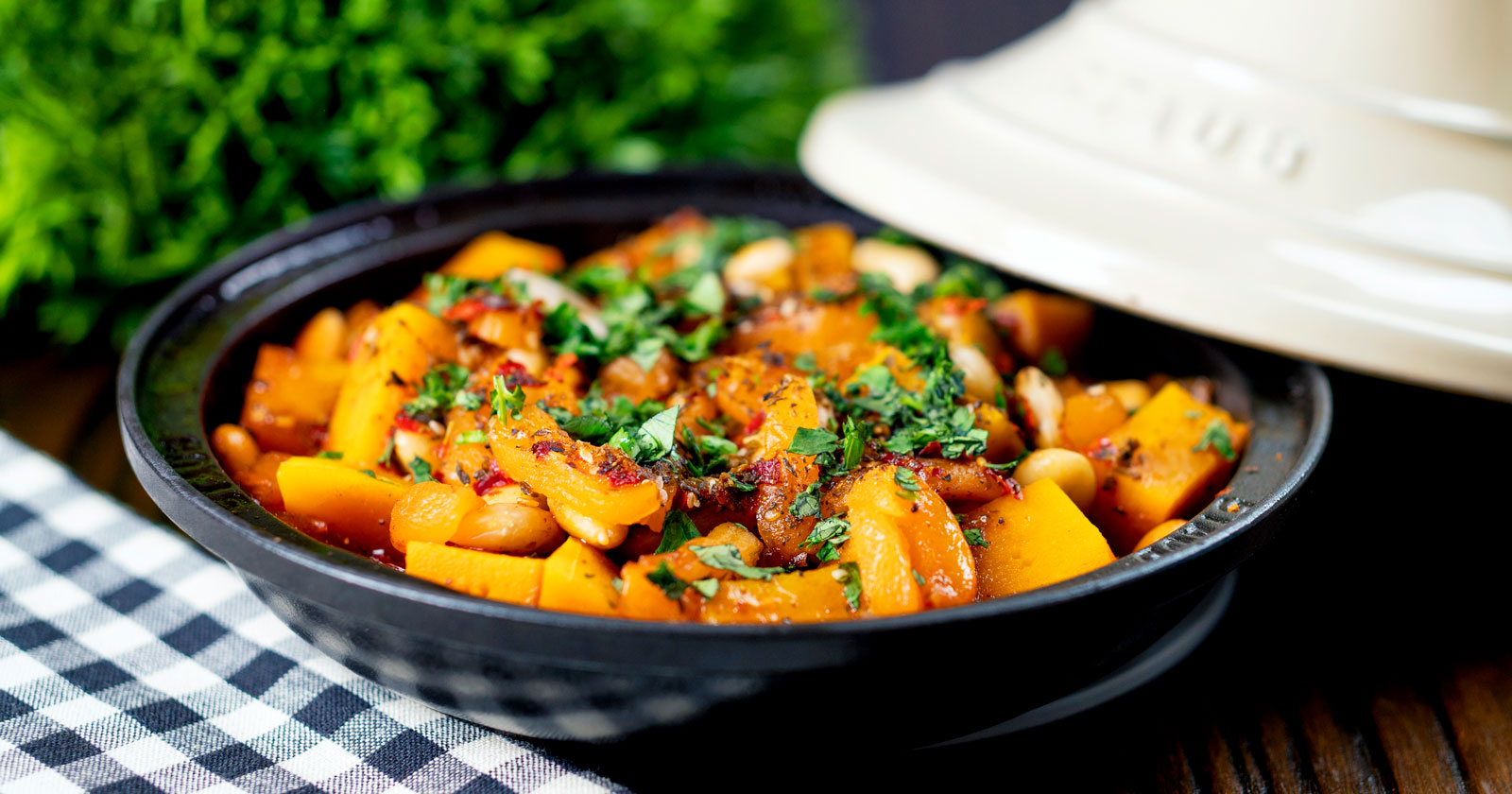 Butternut Squash Tagine with Dried Apricots Krumpli