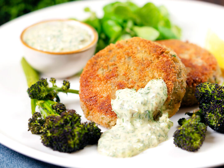 Tinned Mackerel Fish Cakes with Capers - Krumpli