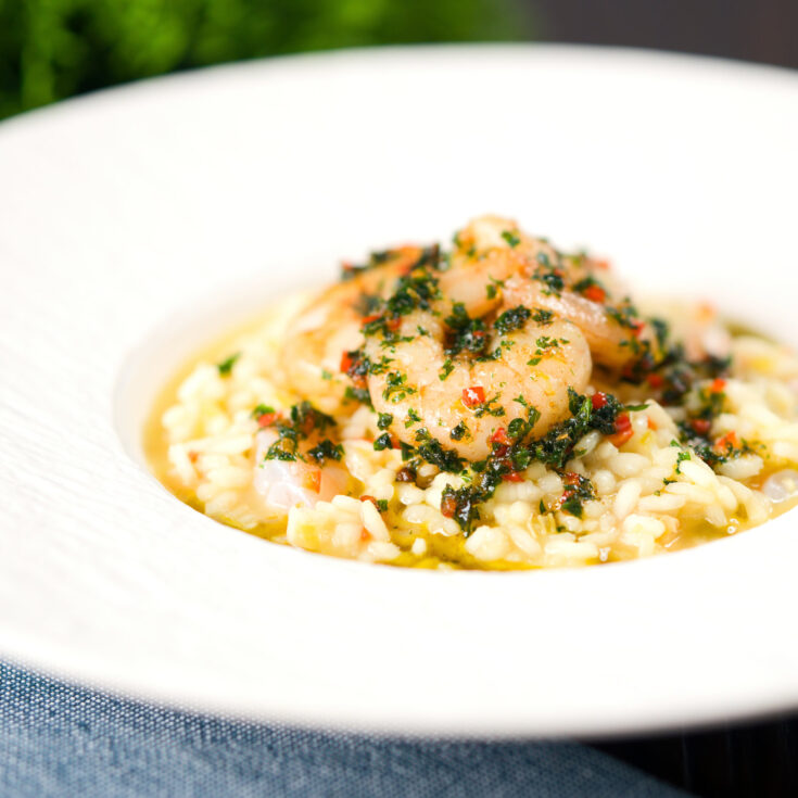 Lemon and Prawn Risotto with Chilli - Krumpli