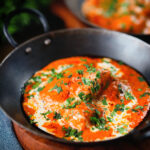 Rich and creamy Indian butter chicken curry or murgh makhani.