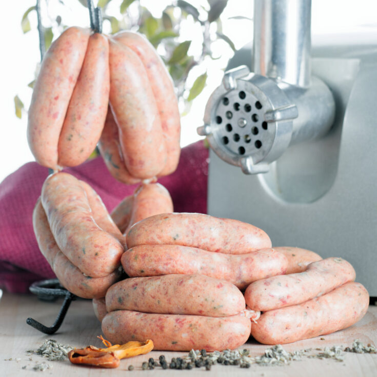 Ingredients clearance for sausages