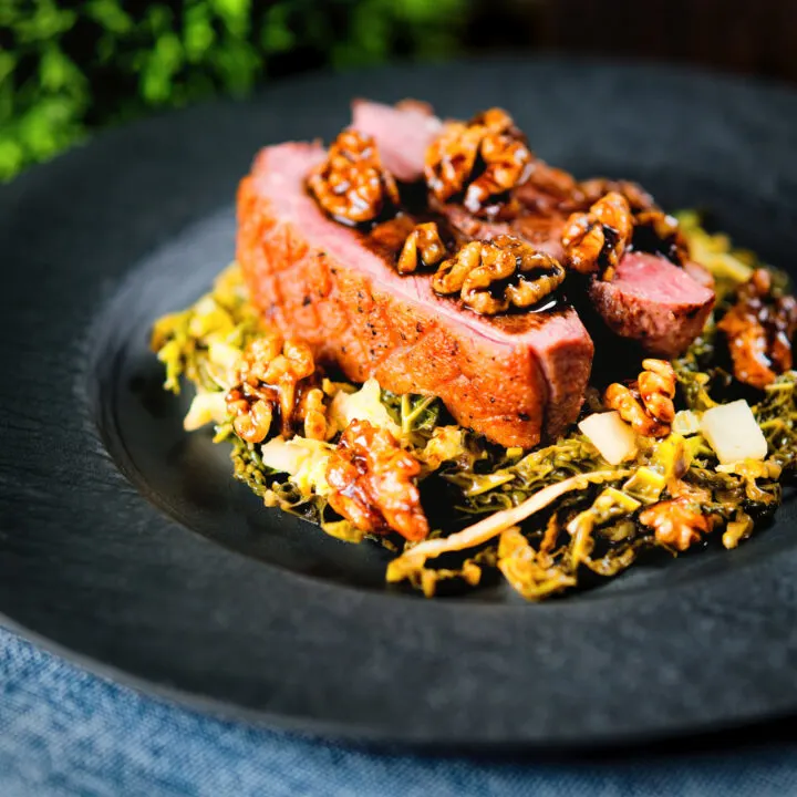 Balsamic and Honey Glazed Duck Breast - Krumpli