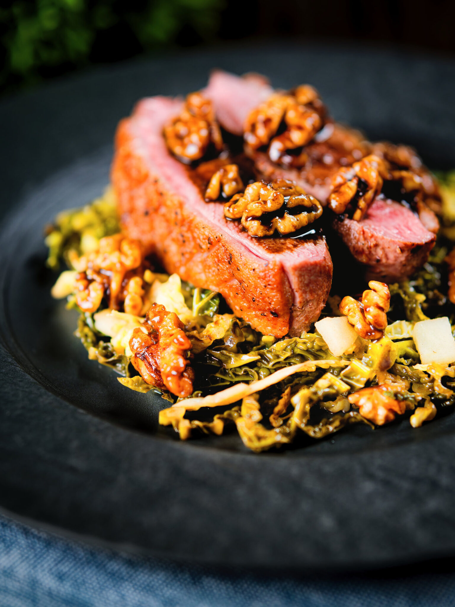 Balsamic and Honey Glazed Duck Breast - Krumpli