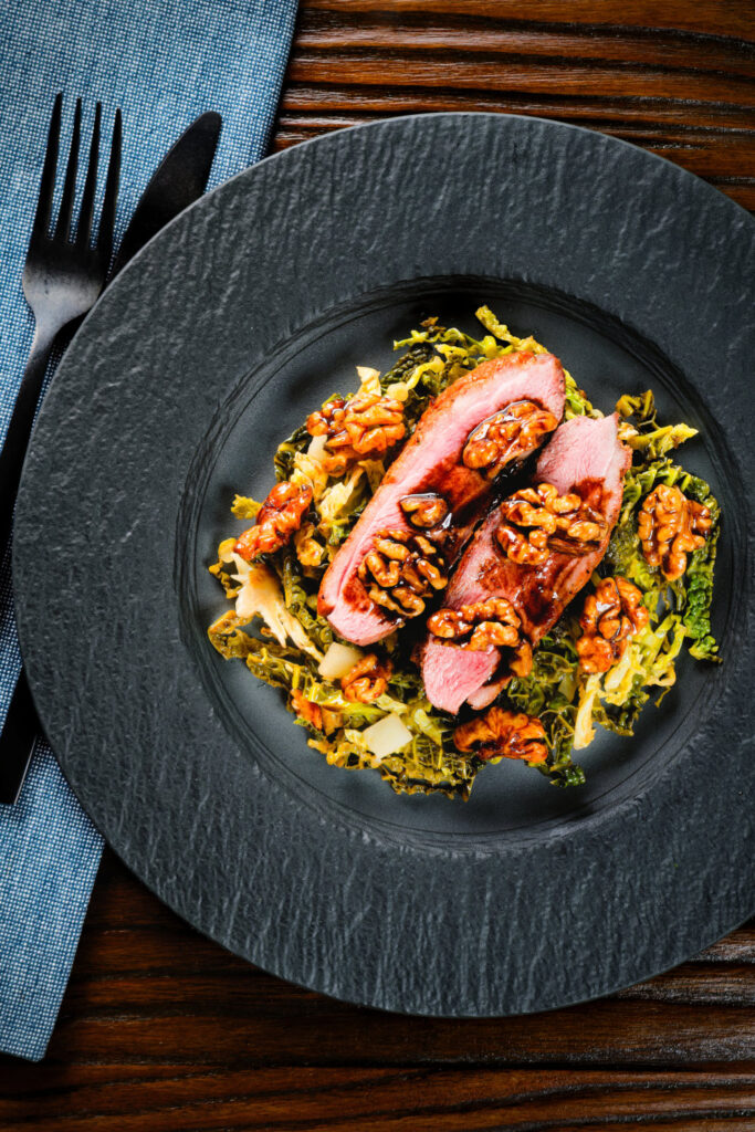 Balsamic and Honey Glazed Duck Breast - Krumpli