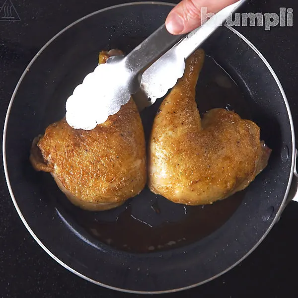 Chicken Chasseur process shots 4 of 16