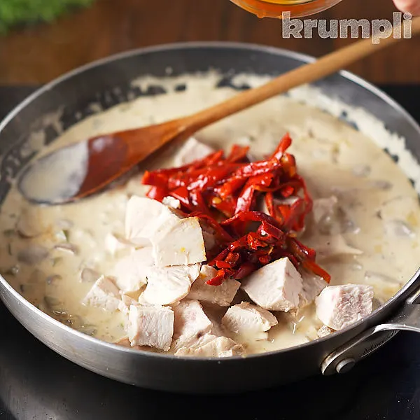 Chicken ala King process shots 12 of 15