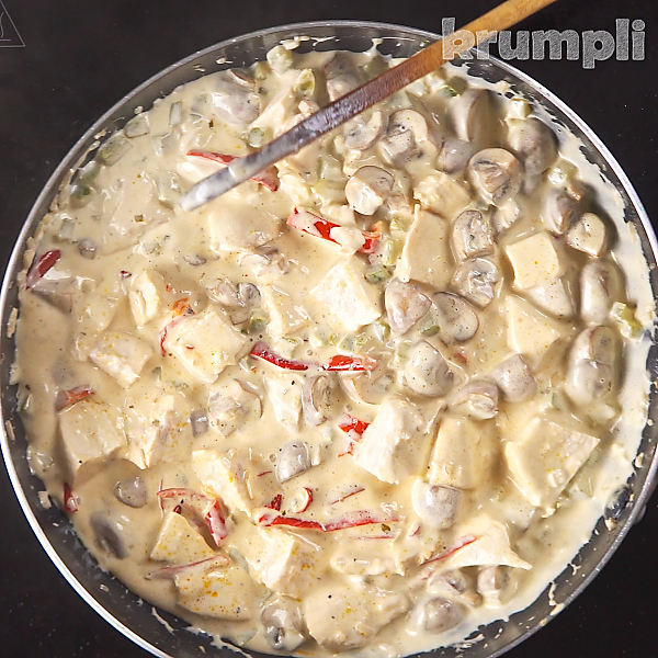 Chicken ala King process shots 13 of 15