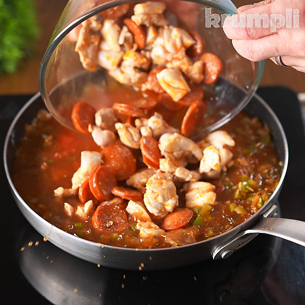 Chicken Jambalaya process shots 11 of 14