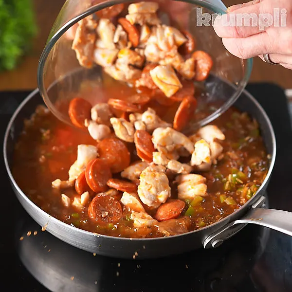 Chicken Jambalaya process shots 11 of 14