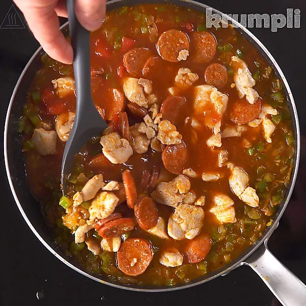 Chicken Jambalaya process shots 12 of 14