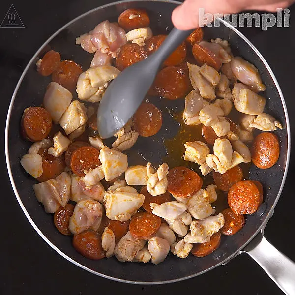 Chicken Jambalaya process shots 4 of 14