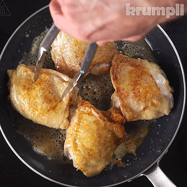 Harissa Chicken Thighs process shots 4 of 10