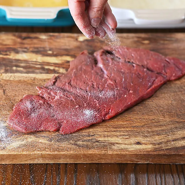 Rose Veal Scallopini process shots 1 of 14