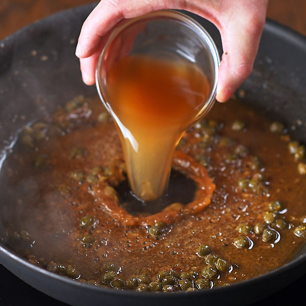 Rose Veal Scallopini process shots 10 of 14